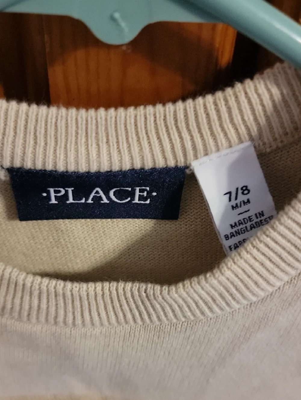 The Children's Place Striped Crewneck Sweater in Cream, Beige, Brown
